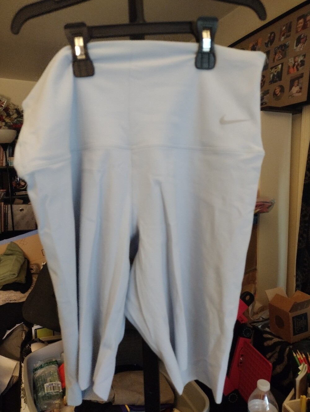 NWOT Nike Dri Fit Zenvy Baby Blue Yoga Shorts Medium